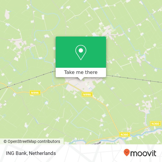 ING Bank, Hogestraat 4 kaart