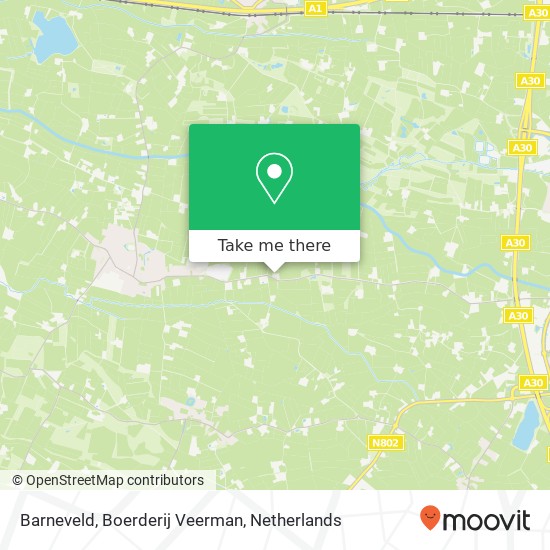 Barneveld, Boerderij Veerman kaart