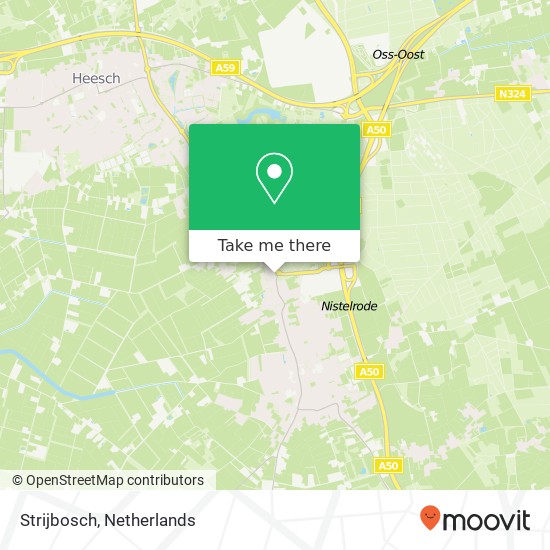 Strijbosch, Heescheweg 29 kaart