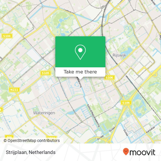 Strijplaan, Strijplaan, 2285 Rijswijk, Nederland kaart