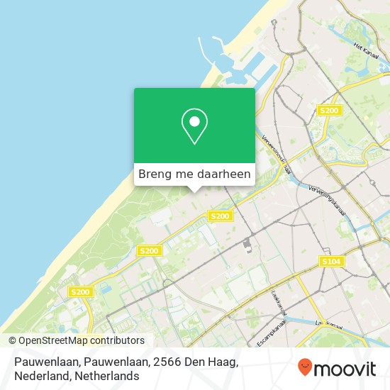 Pauwenlaan, Pauwenlaan, 2566 Den Haag, Nederland kaart