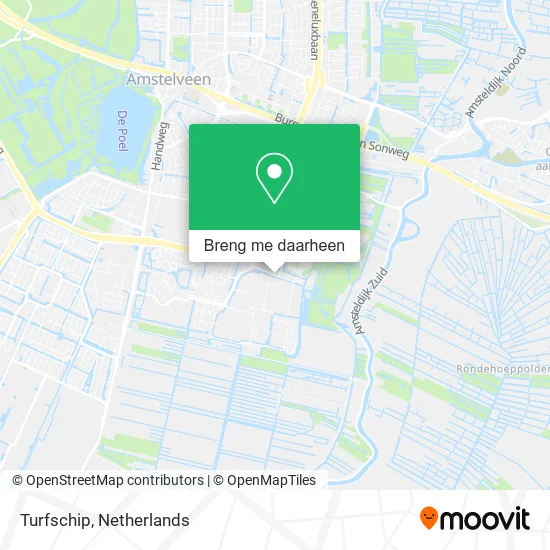 Turfschip kaart