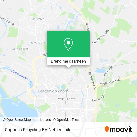 Coppens Recycling BV kaart