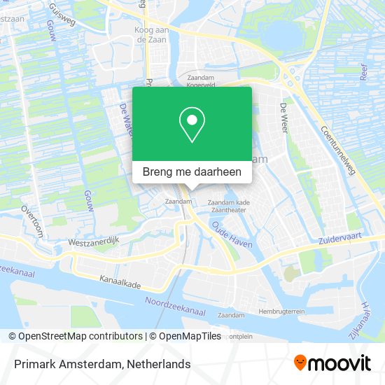 Primark Amsterdam kaart