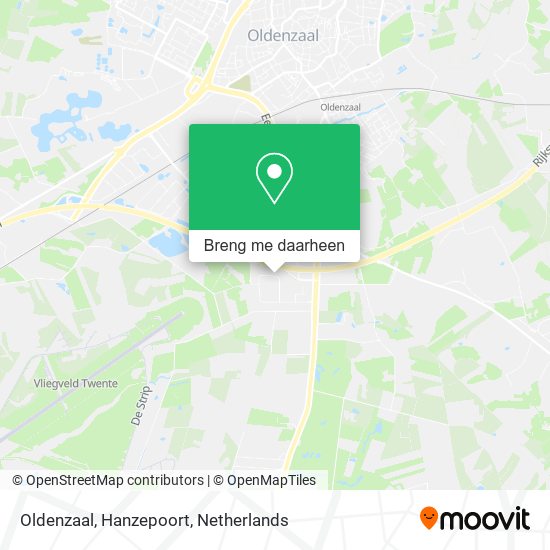 Oldenzaal, Hanzepoort kaart