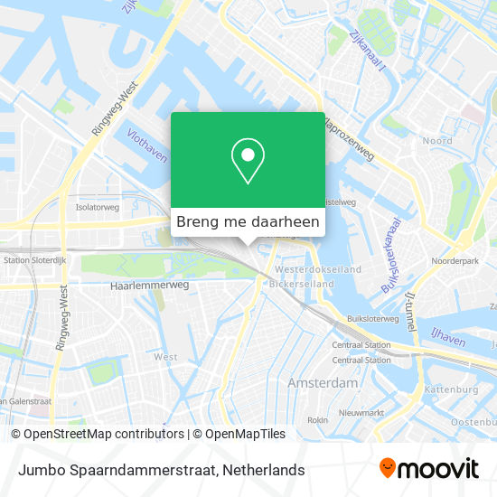 Jumbo Spaarndammerstraat kaart