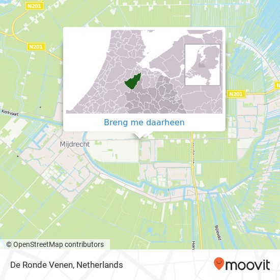 De Ronde Venen, De Ronde Venen, Nederland kaart
