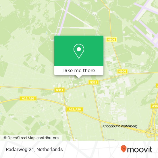 Radarweg 21, 6816 TP Arnhem kaart