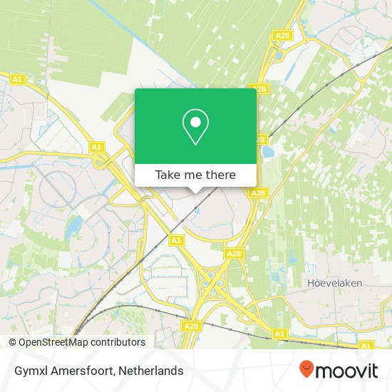 Gymxl Amersfoort, Heideweg kaart