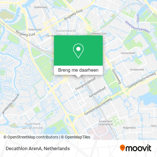 Decathlon ArenA kaart