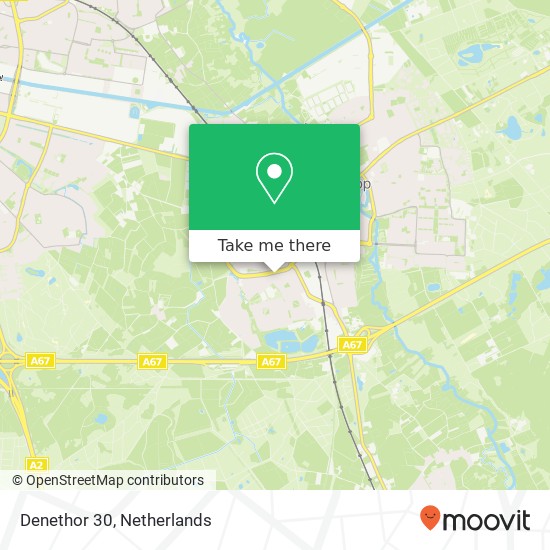 Denethor 30, Denethor 30, 5663 RM Geldrop, Nederland kaart