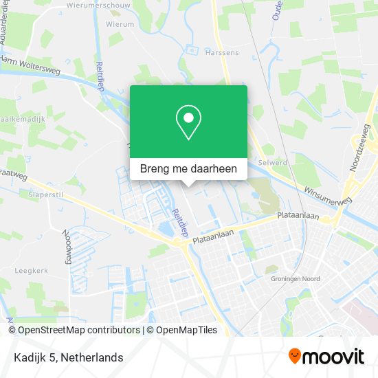 Kadijk 5 kaart