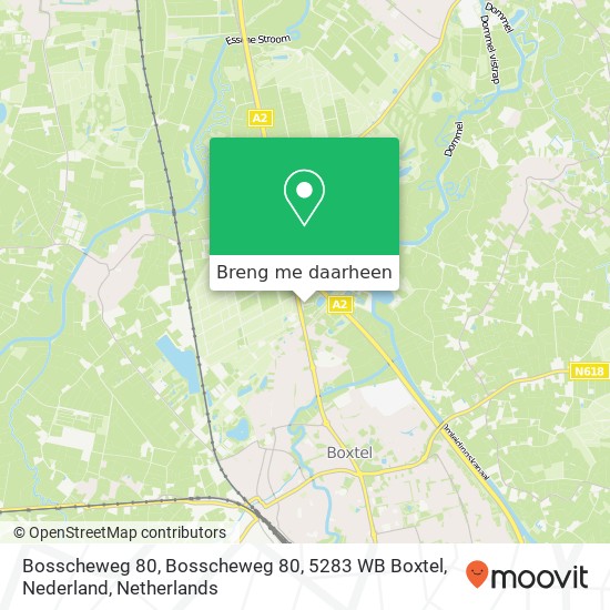 Bosscheweg 80, Bosscheweg 80, 5283 WB Boxtel, Nederland kaart