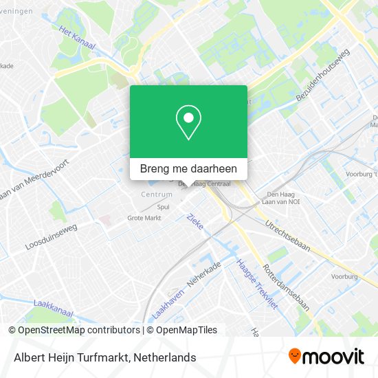 Albert Heijn Turfmarkt kaart