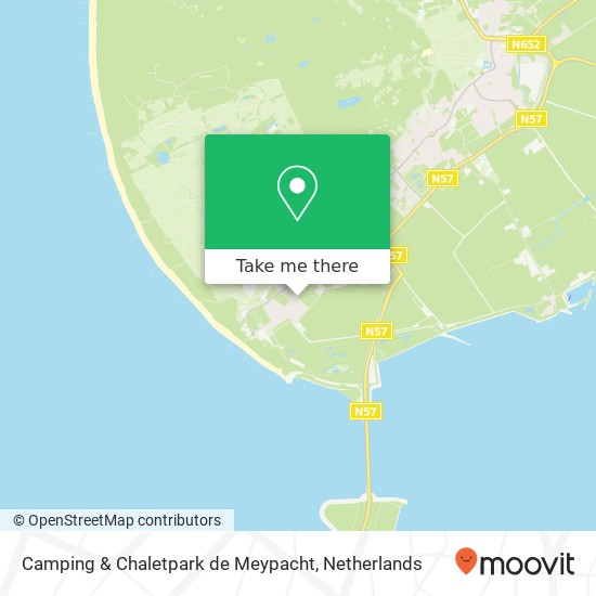 Camping & Chaletpark de Meypacht kaart
