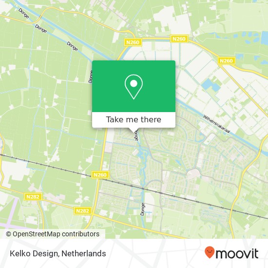 Kelko Design, Riethovenerf kaart