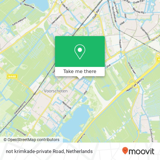 not krimkade-private Road, not krimkade-private Rd, 2251 Voorschoten, Nederland kaart