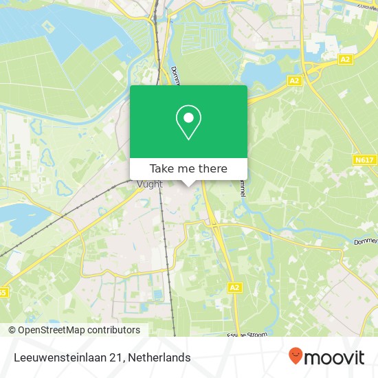 Leeuwensteinlaan 21, 5261 ES Vught kaart