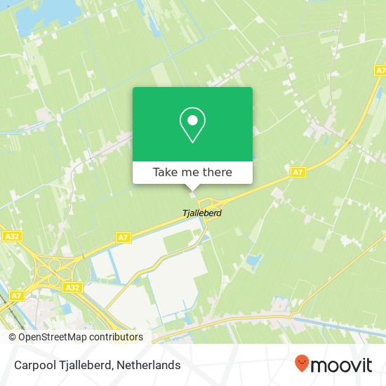 Carpool Tjalleberd, 8458 Heerenveen kaart