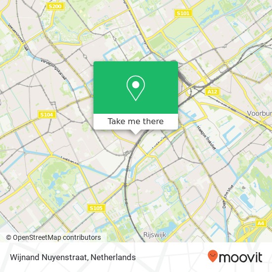 Wijnand Nuyenstraat, Wijnand Nuyenstraat, 2526 XR Den Haag, Nederland kaart