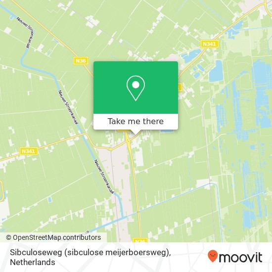 Sibculoseweg (sibculose meijerboersweg), 7676 Westerhaar-Vriezenveensewijk kaart