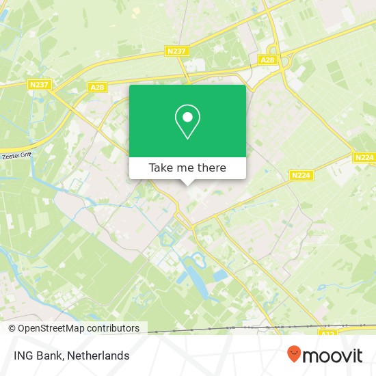 ING Bank, Voorheuvel 8 kaart