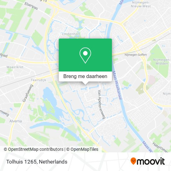 Tolhuis 1265 kaart