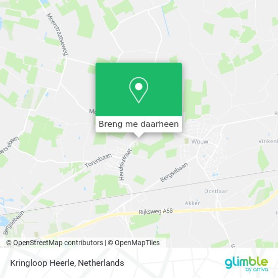 Kringloop Heerle kaart