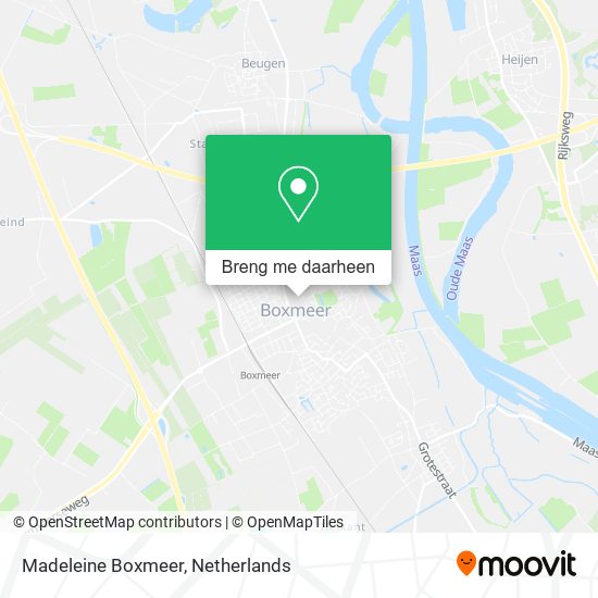 Madeleine Boxmeer kaart