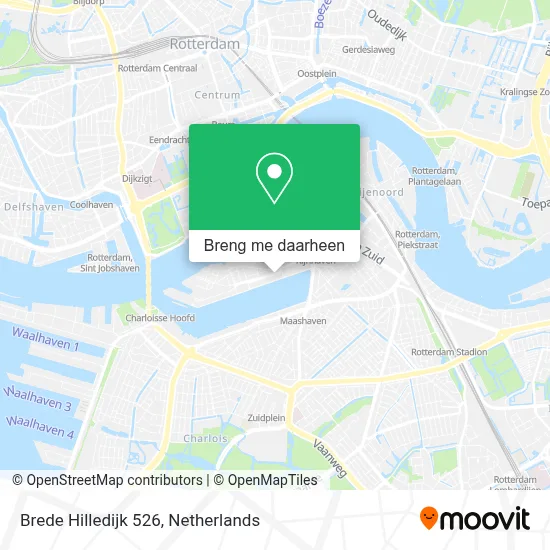 Brede Hilledijk 526 kaart