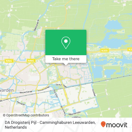 DA Drogisterij Pijl - Camminghaburen Leeuwarden kaart