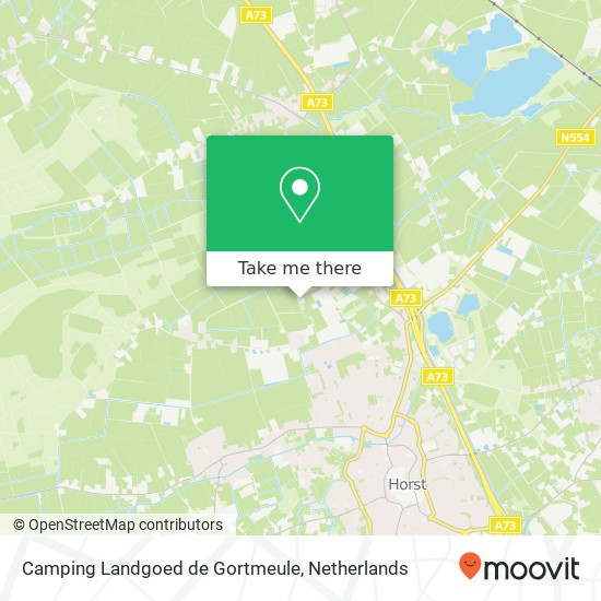 Camping Landgoed de Gortmeule kaart