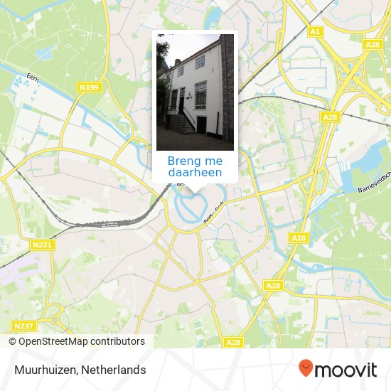 Muurhuizen kaart