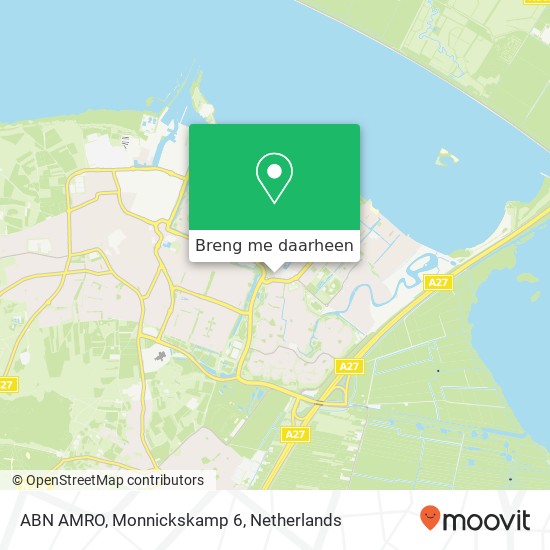 ABN AMRO, Monnickskamp 6 kaart