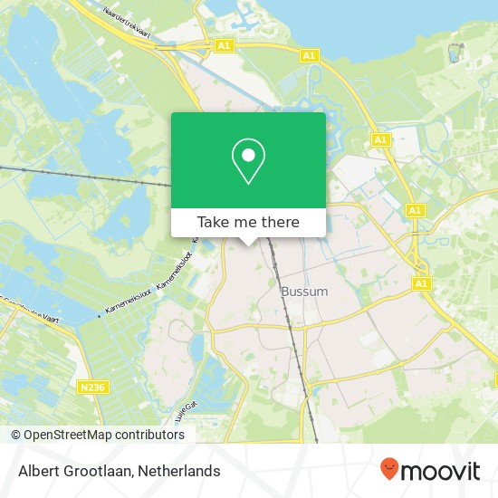 Albert Grootlaan, Albert Grootlaan, 1412 Naarden, Nederland kaart