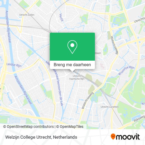 Welzijn College Utrecht kaart