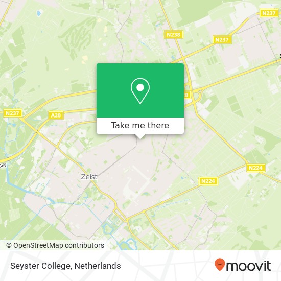 Seyster College, Bergweg 97 kaart