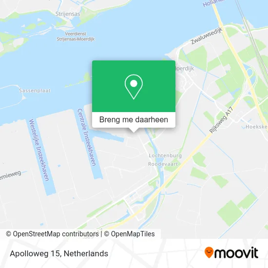 Apolloweg 15 kaart