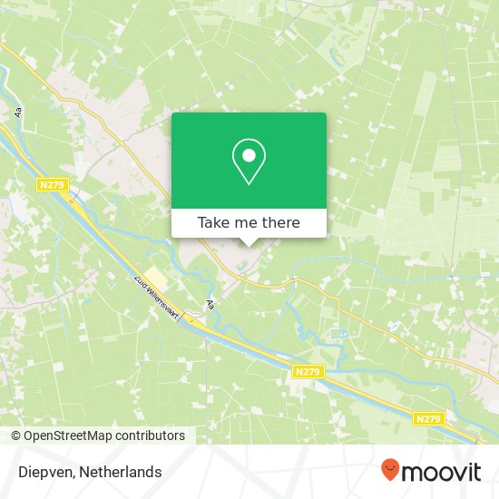 Diepven, Diepven, 5258 Berlicum, Nederland kaart