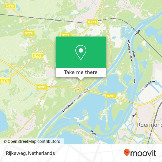 Rijksweg, 6085 Horn kaart