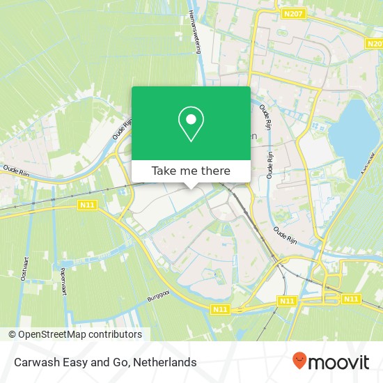 Carwash Easy and Go, Christiaan Huijgensweg 6 kaart