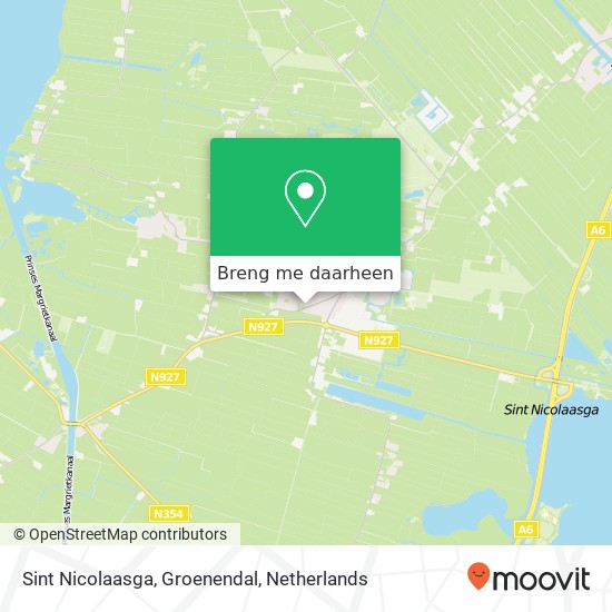 Sint Nicolaasga, Groenendal kaart