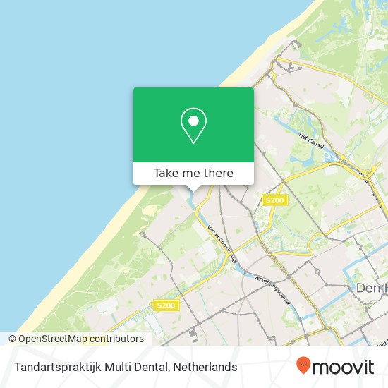 Tandartspraktijk Multi Dental, Dokter Lelykade kaart