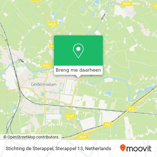 Stichting de Sterappel, Sterappel 13 kaart