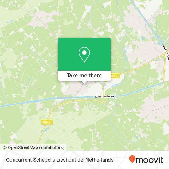 Concurrent Schepers Lieshout de, Heuvel 6 kaart