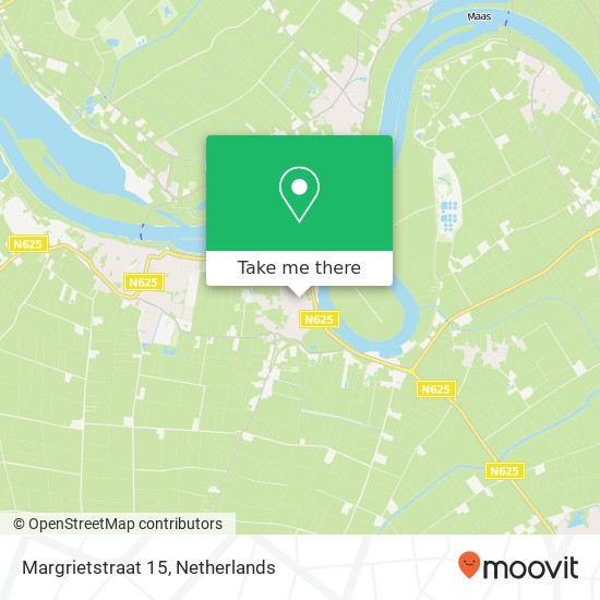 Margrietstraat 15, 5396 PM Lithoijen kaart