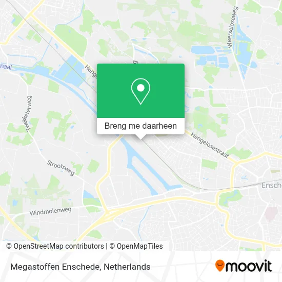 Megastoffen Enschede kaart