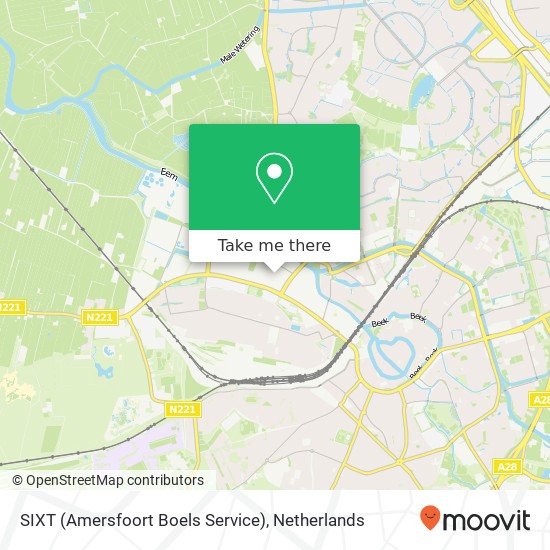 SIXT (Amersfoort Boels Service), Textielweg 16 kaart