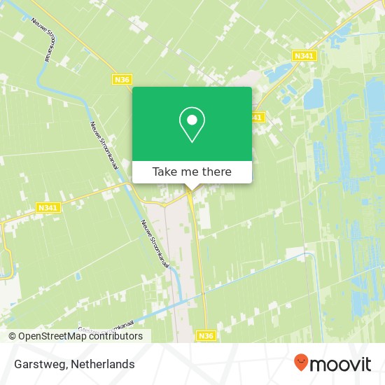 Garstweg, Garstweg, 7676 PA Westerhaar-Vriezenveensewijk, Nederland kaart