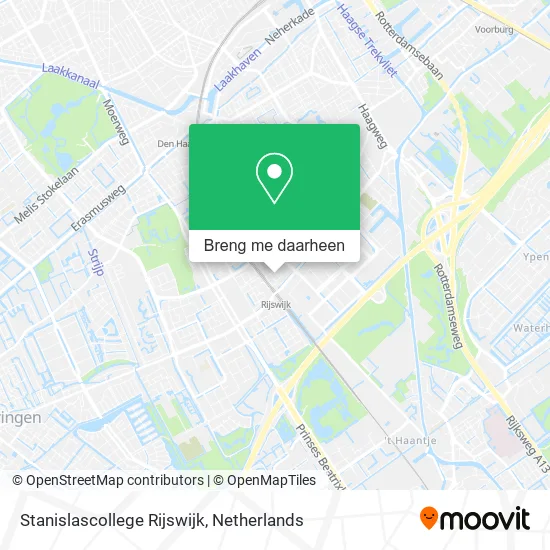 Stanislascollege Rijswijk kaart